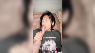 Gặp lần đầu em còn ngại bắt đeo bao lần sau em bắt cởi bao còn cho quay lộ mặt