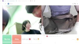 Ometv chat sex cùng gái xinh bất ngờ khi thấy con cu đen thui