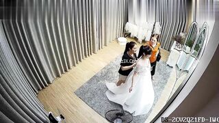 Quay Lén Hack Cam Tiệm Váy Cưới Cô Dâu Thay Đồ