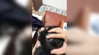 Đi học nhóm bị thằng bạn cặc to địt vào mồm liên tục