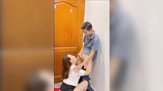 E trai đến nhà MBBG hoa ngọc lan được bú cu tận cửa