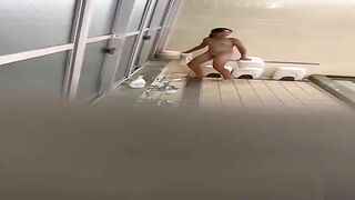 (Clip Quay Lén) Nhà Tắm Tập Thể Của Nữ Sinh