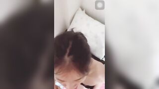Em học sinh non bú cu điêu luyện