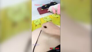 Dẫn bé đi ăn cơm xong chút thuốc lút cán xuất tinh đầy bé nó