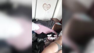 vừa dạy con học vừa nhét toy vào lô n vợ dâm