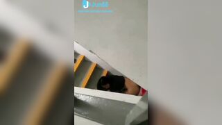 [Seri Hack Cam] Phát hiện cặp đôi lén địt ở cầu thang xin địt ké