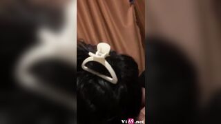 Em gái vú to đeo khuyên bướm chơi bạo gọi cả video với bạn vừa chịch