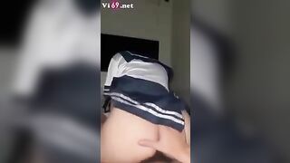 Check hàng E thư kí hở silit tốc váy địt trần lồn e sướng vl ra