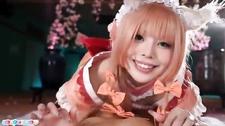 Misa nekomimi cosplay - 早川夏美 - パイパンコン - パイパン無毛エロ動画コレクション_