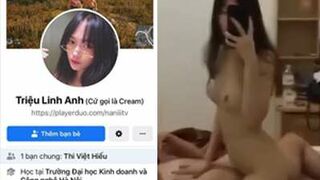Clip Hot Triệu Linh Anh Sinh Viên Đại Học Kinh Doanh Và Công Nghệ Hà Nội