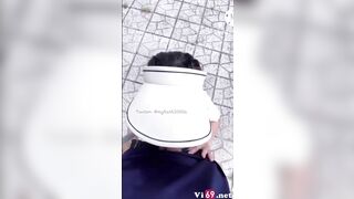Dừng xe chịch giữa đường xuất tinh trong