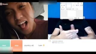 Omegle gái châu á vú to khát tình show cho anh tây