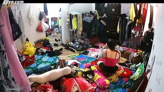 Quay lén động bàn tơ, Gái Gọi thay đồ thủ dâm cho nahu