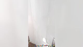 Chinase cam girl LiuTing public toilet fuck