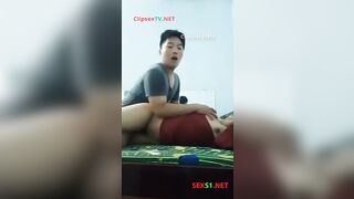 Con bạn thân nứng lồn thủ dâm nên nhờ thh bạn quay video djt nhau sướng vl