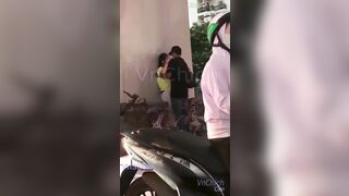 Dôi học sinh đụ nhau dưới gầm cầu cao tốc như trốn ko người