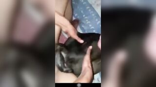 Lại clip 2 anh chơi một em