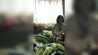 Qua nhà thấy bạn thân cosplay ko mặc quần lót xin bú lồn ai ngờ đc djt