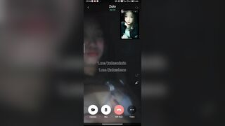 Trân 2ka9 lộ clip call với người yêu ( có âm thanh nha ae )
