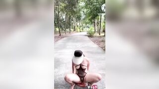 MỹHanh2000 phô dâm show lồn sau lưng e học sinh thủ dâm