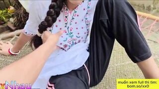 Em học sinh loli lồn múp vú to bị bạn cặc to bắn tinh đầy lồn 3