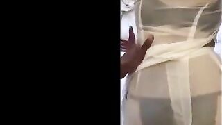 Vcl thật, Cô giáo mặc áo dài hở quần lót đen xì cho học sinh lút cán