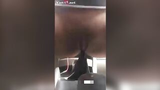 Vãi thật em đụ cả cần số xe ô tô