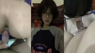 Kính Cận Bảo Ngọc clip nóng với bạn trai