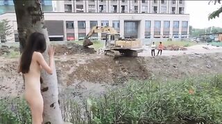 Em học sinh minh dây loli hàng ngon ra công trinh gà các chú gạ địt nhau