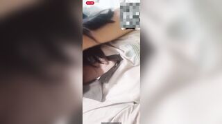 Chat sex với em học sinh 2 chị em xem anh người yêu sục