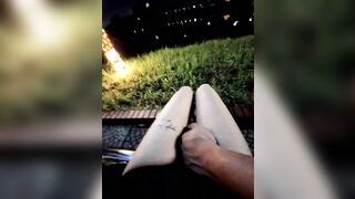Edana8386 public ngoài sugar với anh xô
