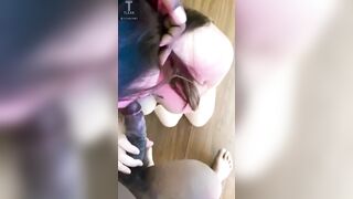 Em gái chubby bú cặc tây đen to khủng dâm đãng hàng ngon