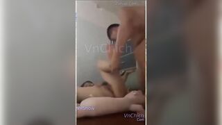 Súc vật, Lén bú lồn bạn em gái xong ép e nó bú cu nhìn thương vl