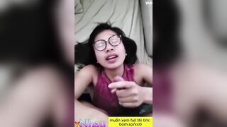 Bắn tinh vào mặt con đĩ đeo kính cận dâm đãng 4
