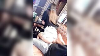 Public sex cực kích thích trong quán cafe