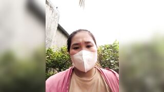 Chị mb ra vườn thủ dâm bóp vú kích thích dâm đãng