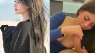 em gái trang điểm lộng lẫy để BJ
