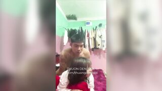 Full 30 phút, Thương thg bạn tự sục cu, Con bạn lấy tay sục cho djt nhau luôn