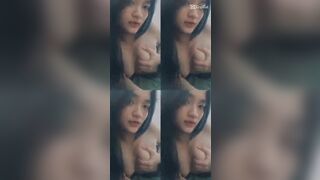 Bé non tơ xinh gái đú trend tiktok xem phê thật
