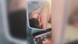 Trải nghiệm ladyboy huỳnh anh bú cu trước gương