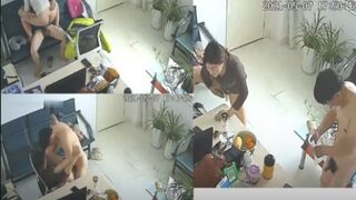 Vợ đi làm thư kí bị xếp địt mỗi ngày bắn tinh vào lồn