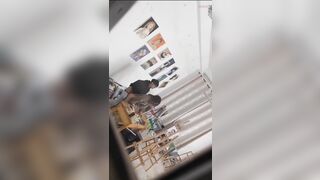 Quay lén 2 đứa bạn thân lén địt nhau trong phòng vẽ tranh bắn tinh đầy lồn