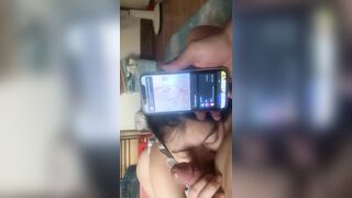 Đĩ vợ bú cu trong con phê