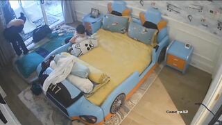Hack cam phòng ngủ e gái xinh đẹp vú to thuê nhân viên về massage tại nhà P1