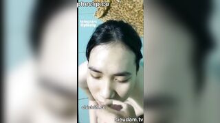 Clip hot, Idol Tiktok Huế Hoàng 500K FL lộ clip djt nhau ti hồng