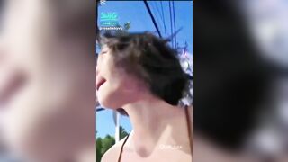 Độc lạ, Rosababyvip Public Show vú, Gạ chịch bảo vệ lút cán