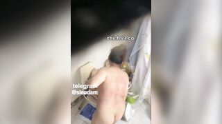 Quay lén chị hàng xóm chubby vú to lồn múp lắm lông cởi chuồng ở nhà