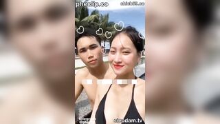 Thánh Nữ Hà My Đi biển Gạ chịch Người Lạ Lút cán djt nhau