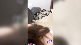 Bé sinh viên năm 2 bướm non to hồng hào làm trên ghế tình yêu