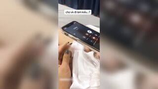 Cô vợ đi làm vất vả